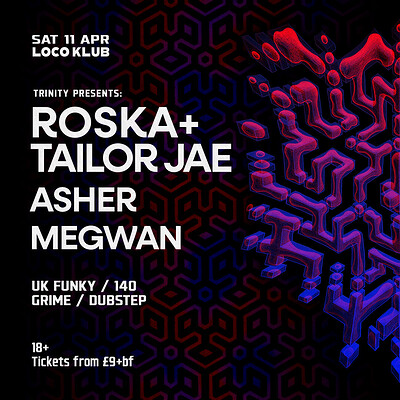 Roska, Tailor Jae & Asher at Loco Klub