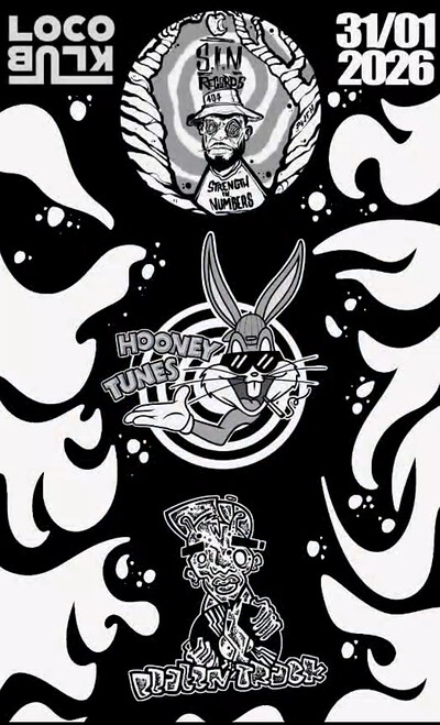 Sin Records x Hooney Tunes x Beaten Track at Loco Klub