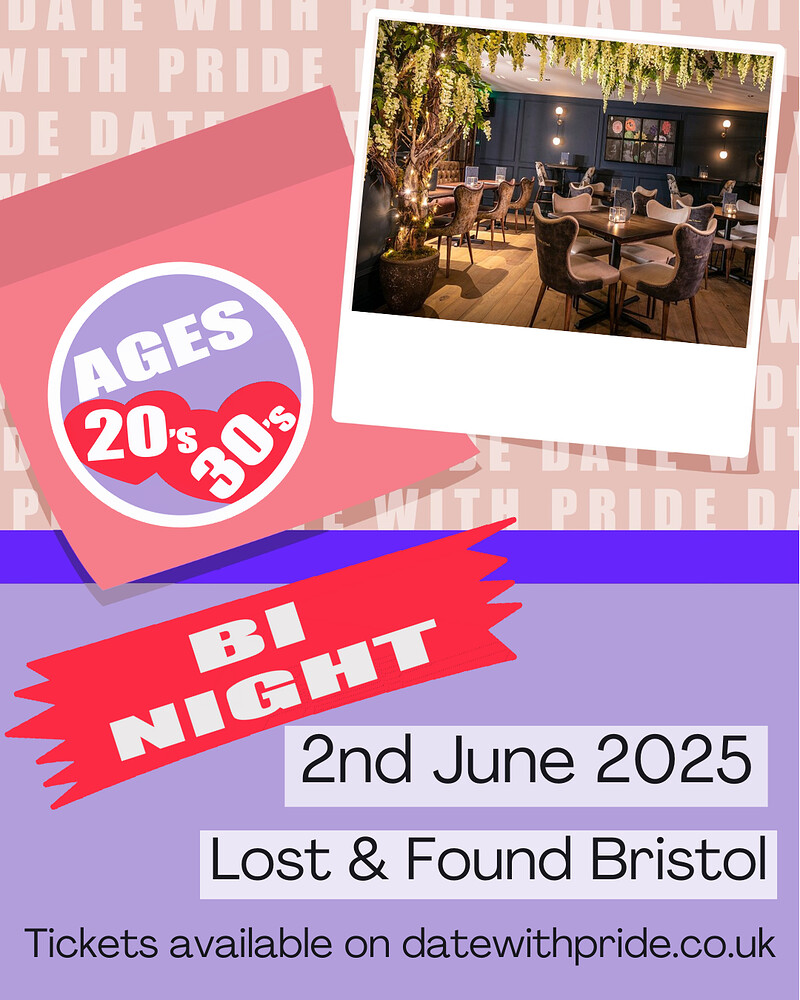 Bi Night - LGBTQ+ Speed Dating Bristol 20s & 30s at Lost & Found Bristol