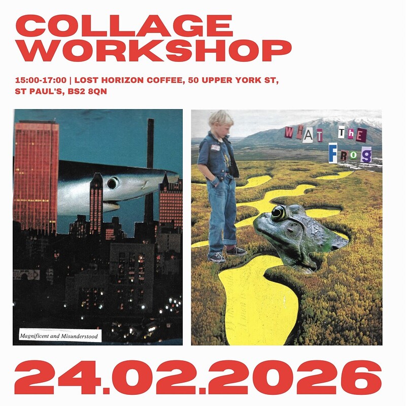 Collage Workshop @ Lost Horizon Coffee Shop & Roastery at Lost Horizon Coffee Shop & Roastery