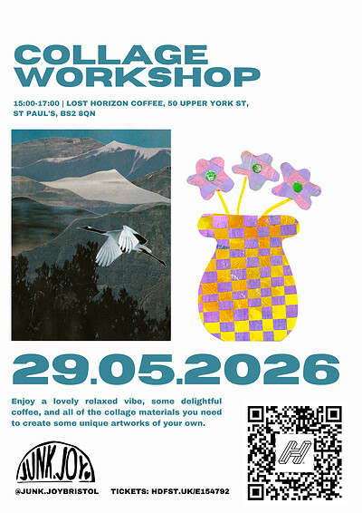 Cosy Collage Workshop at Lost Horizon Coffee Shop & Roastery