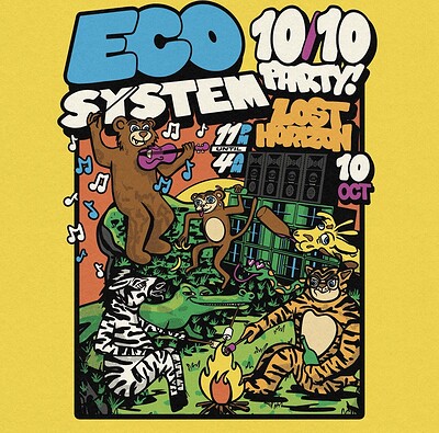 10/10 Party - Ecosystem Soundsystem at Lost Horizon