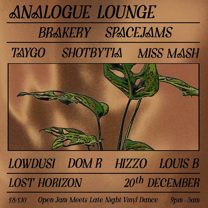 Analogue Lounge Christmas Party at Lost Horizon