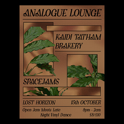 Analogue Lounge w/ Kaidi Tatham at Lost Horizon
