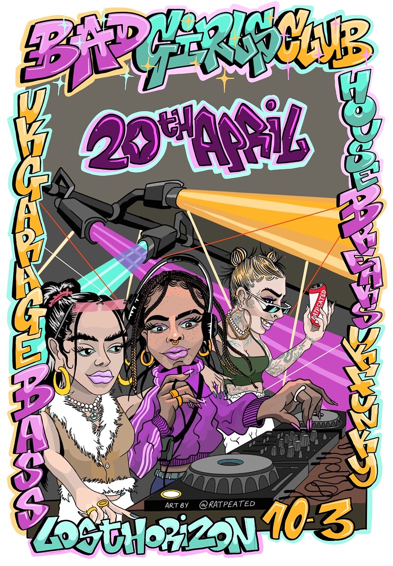 Bad Girls Club: UK Garage / House / Funky / Jungle at Lost Horizon