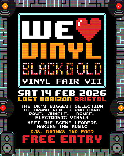 Black Gold Vinyl Fair 7 - We LOVE vinyl at Lost Horizon