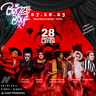 Brizzle Boyz - Drag King Cabaret - 28 Shows Later at Lost Horizon