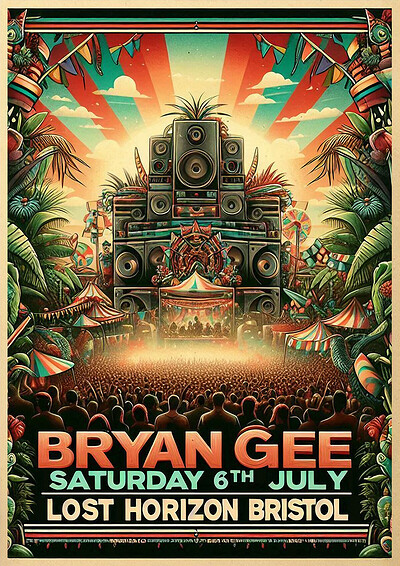 BRYAN GEE / TREX / ZORO / MORE ROCKERS / MEDIC MC at Lost Horizon