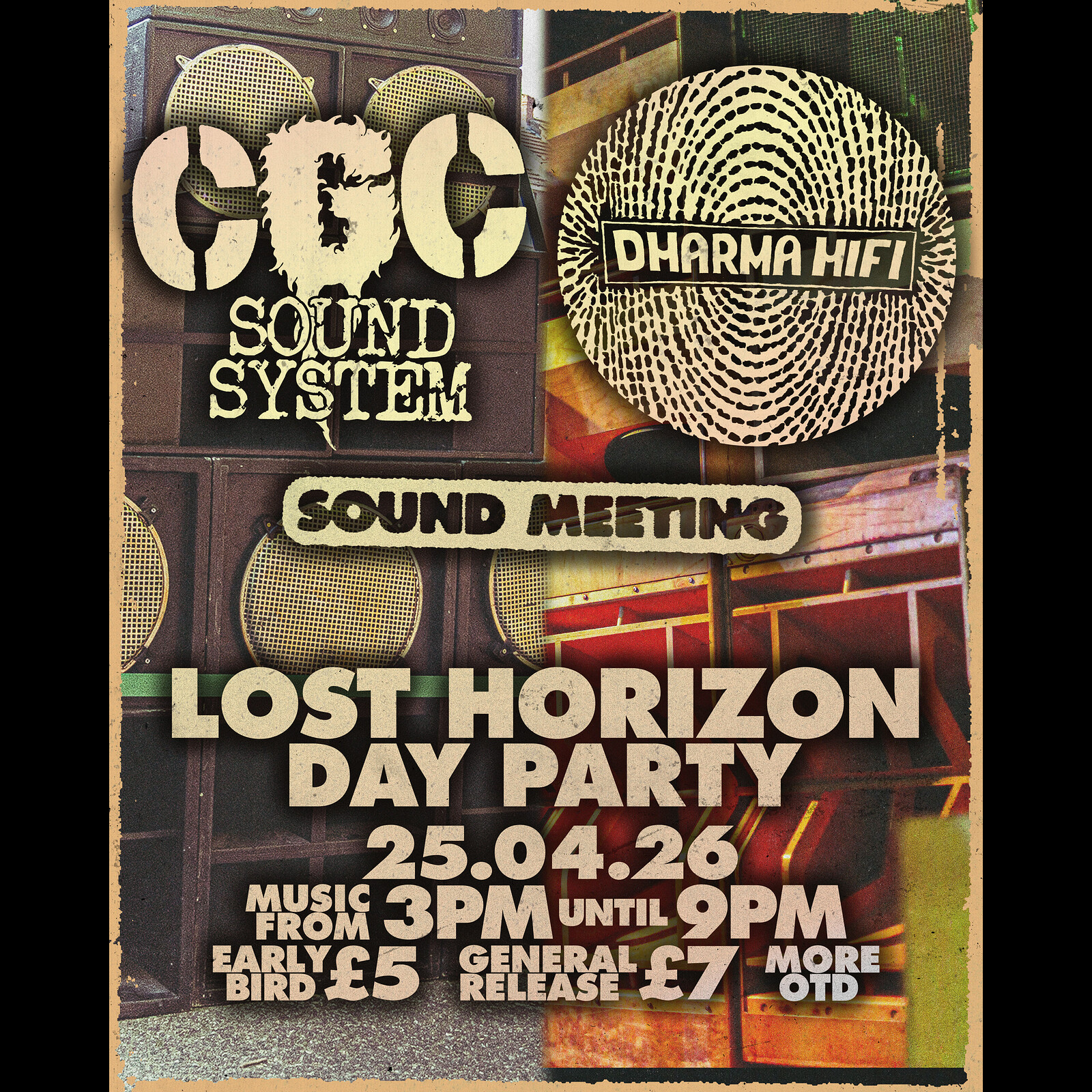 CGC Snd Systm meets Dharma Hifi day party at Lost Horizon
