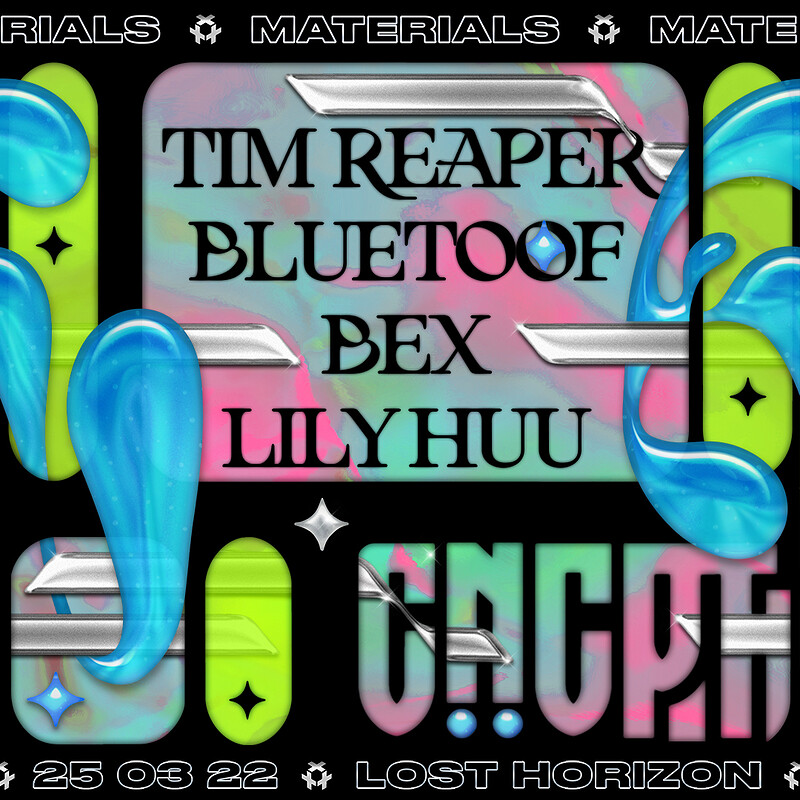 CNCPT x Materials: Tim Reaper, Bluetoof + More at Lost Horizon