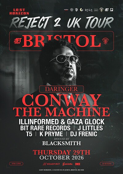 Conway The Machine + Daringer - Reject 2 Tour at Lost Horizon