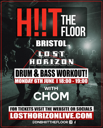 DnB HIIT The Floor Exercise Class at Lost Horizon