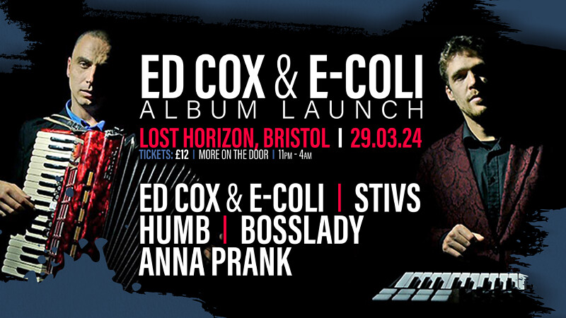 Ed Cox & E-Coli Album Launch at Lost Horizon