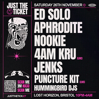 Ed Solo, Aphrodite, Nookie, 4AM Kru & Puncture Kit at Lost Horizon