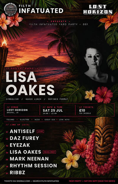 Filth Infatuated Yard Party 001 with LISA OAKES at Lost Horizon