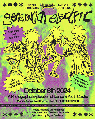 Generation Electric VOL 2 : Exhibition + Day Party at Lost Horizon