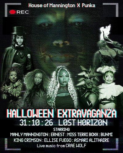 House of Mannington X Punka: HALLOWEEN EXTRAVAGANZA at Lost Horizon
