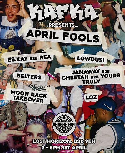 Kafka Presents: April Fools Day Party at Lost Horizon
