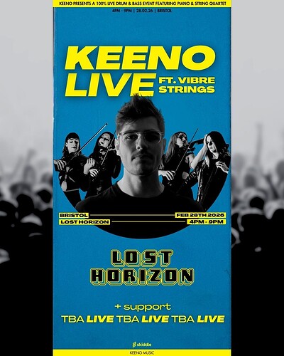 Keeno ft. Vibre Strings | Lost Horizon Bristol at Lost Horizon