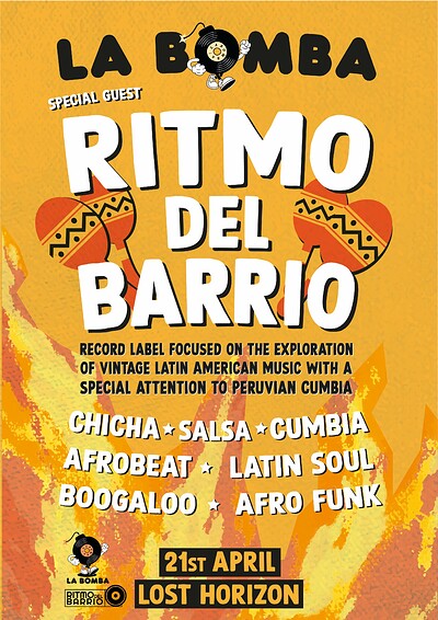 La Bomba presents Ritmo del Barrio at Lost Horizon