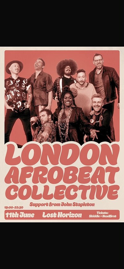 London Afrobeat Collective at Lost Horizon
