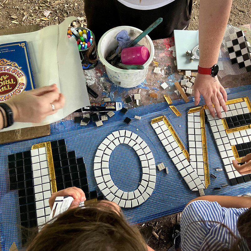 Mosaic Making Workshop at Lost Horizon