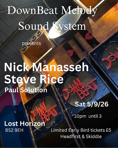 Nick Manasseh  & Downbeat Melody at Lost Horizon