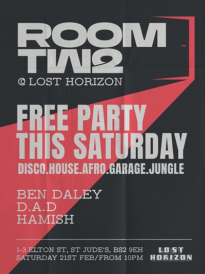 Room Tw2 DJS - Free Entry at Lost Horizon