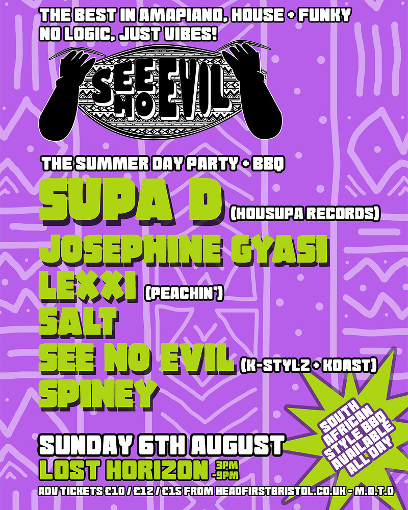 See No Evil: The Summer Day Party & BBQ w/ Supa D at Lost Horizon