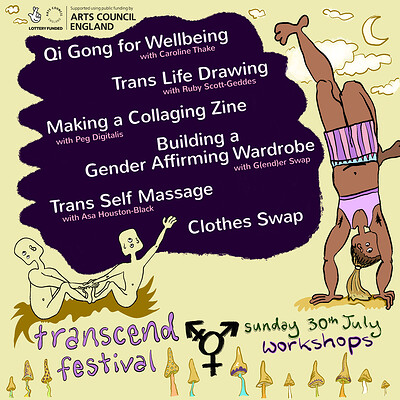Transcend Festival Sunday Workshops at Lost Horizon