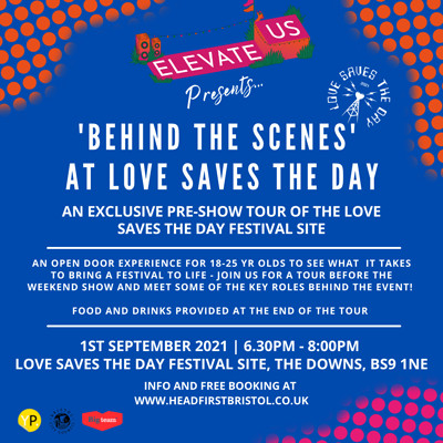 Elevate Us: Behind the Scenes @ Love Saves The Day at Love Saves The Day Festival