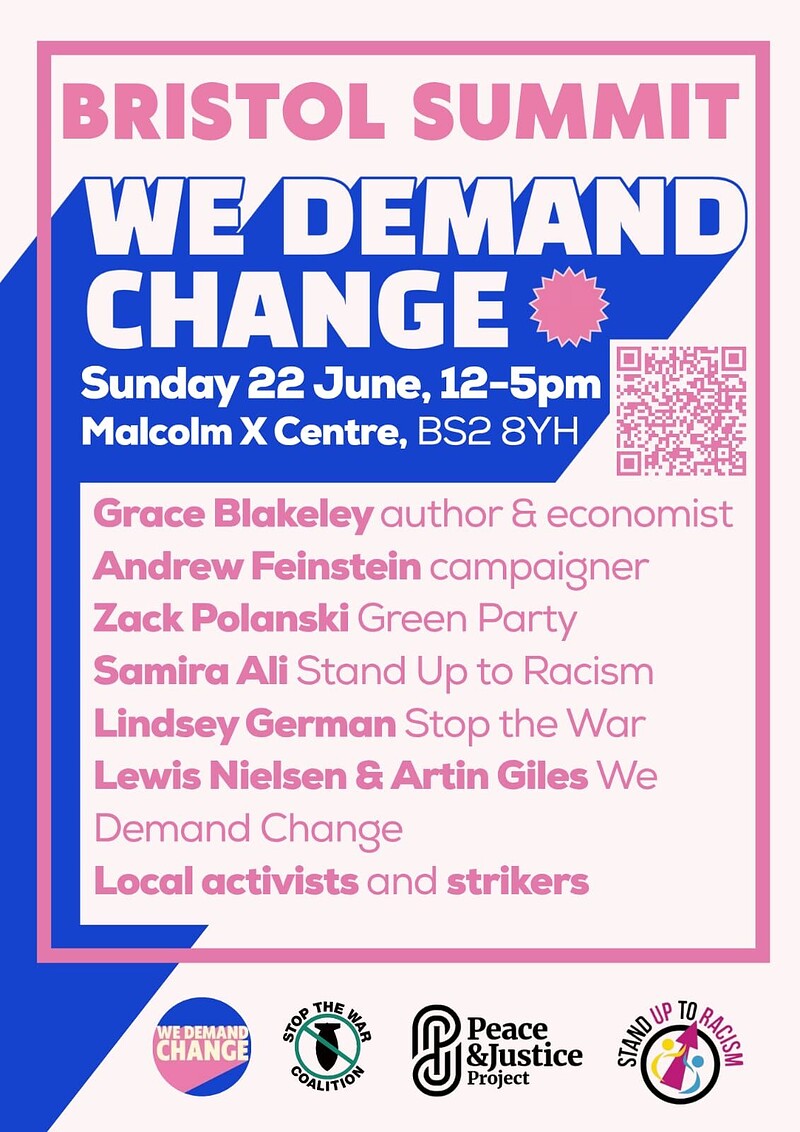 We Demand Change Bristol Summit at Malcolm X Centre, St Pauls, Bristol