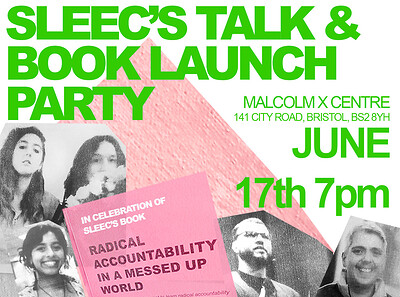 SLEEC BOOK LAUNCH PARTY at Malcolm X Centre