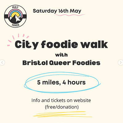 Queer Hiking Bristol: Foodie walk with Bristol Queer Foodies at Mark's Bread, North Street