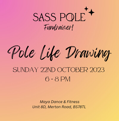 Life Drawing Fundraiser for SASS Pole Workshops at Maya Dance & Fitness