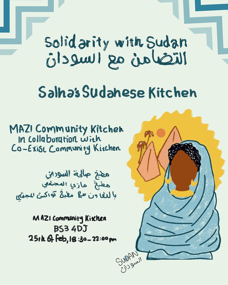 The Mazi Project x Salha’s Sudanese Kitchen: Fundraiser for Sudan at MAZI Community Kitchen