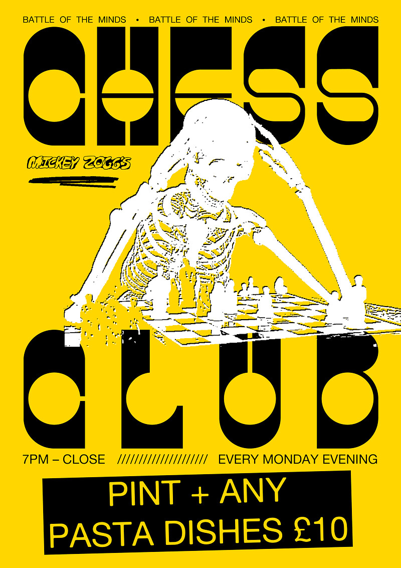 Chess Club Down at Mickey Zoggs