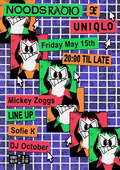 Noods Radio x UNIQLO: Sofie K & DJ October at Mickey Zoggs