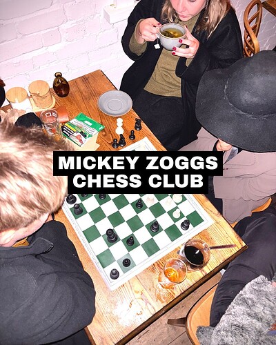 ZOGGS CHESS CLUB at Mickey Zoggs