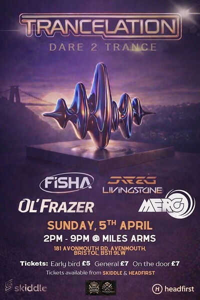 Trancelation; Dare 2 Trance at Miles arms