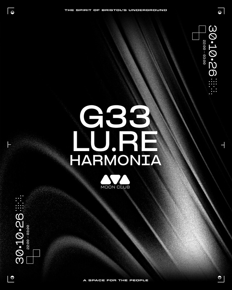 G33 / Lu.Re / Harmonia at Moon Club