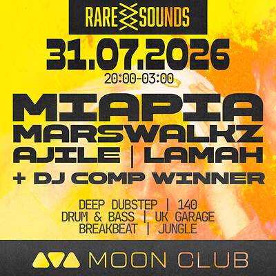 Rare Sounds Presents: Mia Pia, Marswalkz + Support at Moon Club