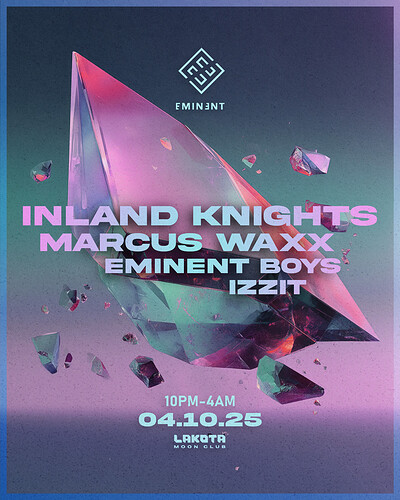 Inland Knights + Marcus Waxx at Moon Cub