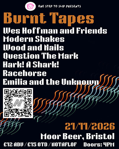 Burnt Tapes + Wes Hoffman and Friends + Support at Moor Beer Co