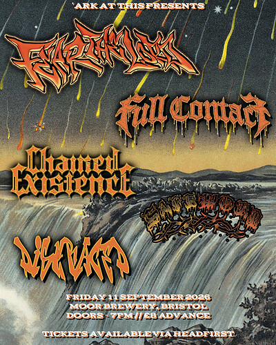 FEAR THE LORD / FULL CONTACT / CHAINED EXISTENCE / SAFEWORD / DISGRACED at Moor Beer Co