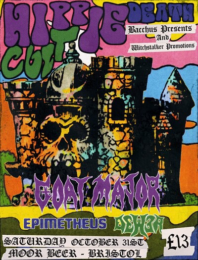Hippie Death Cult w/ Goat Major, Epimetheus, Dewer at Moor Beer Co