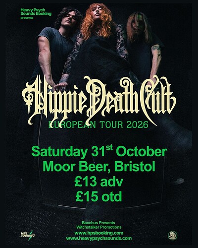 Hippie Death Cult at Moor Beer Co