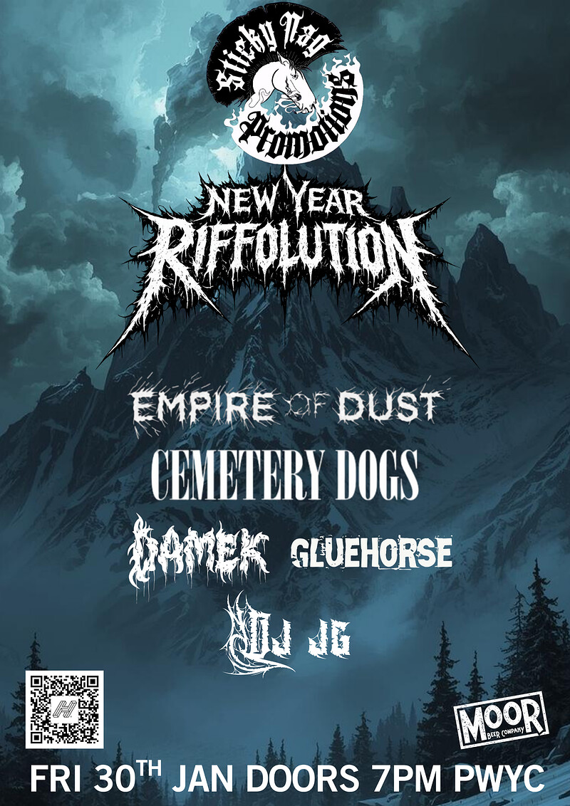 NEW YEAR RIFFOLUTION at Moor Beer Co