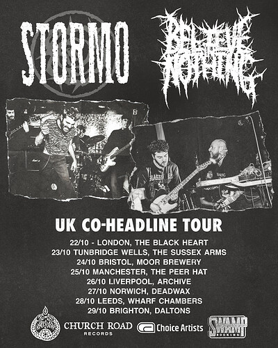 Stormo & Believe in Nothing at Moor Beer Co