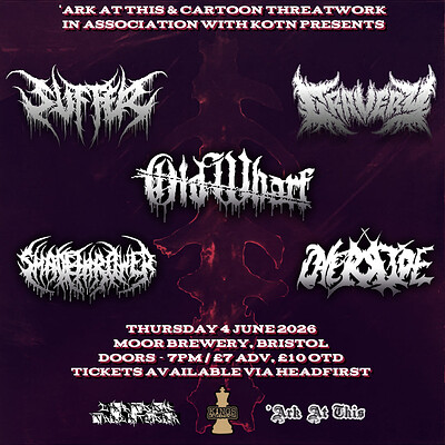 SUFFER / GRAVERY + MORE at Moor Beer Co